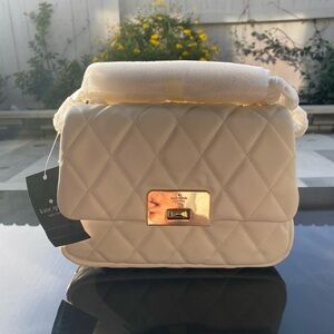 SOLD NWT Kate Spade Carey Quilted Shoulder Bag in White